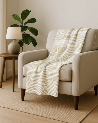 The Reserve TR14 Putty Throw Blanket