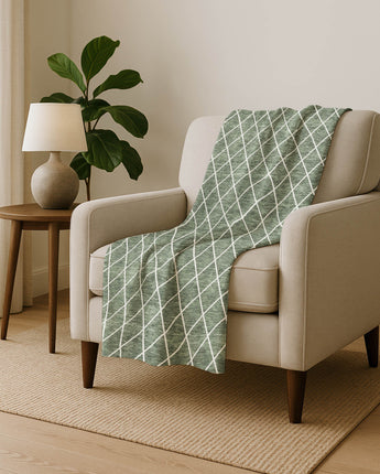 The Reserve TR15 Basil Throw Blanket