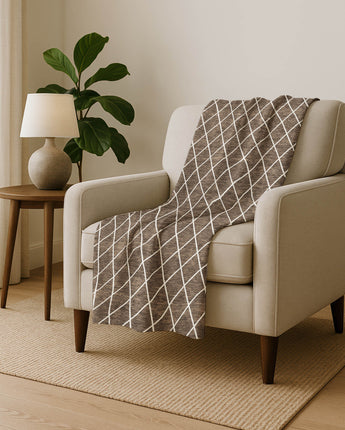 The Reserve TR15 Brown Throw Blanket