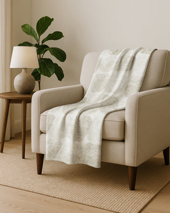 The Reserve TR16 Ivory Throw Blanket