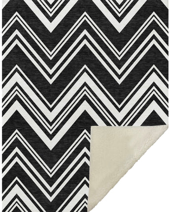 The Reserve TR17 Black Throw Blanket