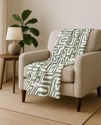 The Reserve TR1 Basil Throw Blanket