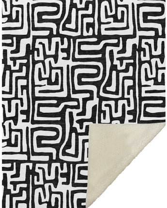 The Reserve TR1 Black Throw Blanket