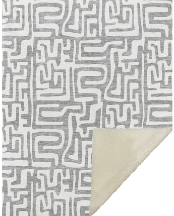The Reserve TR1 Gray Throw Blanket