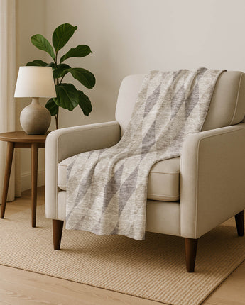 The Reserve TR2 Beige Throw Blanket
