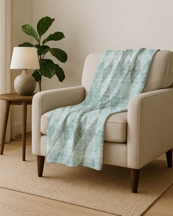 The Reserve TR2 Teal Throw Blanket