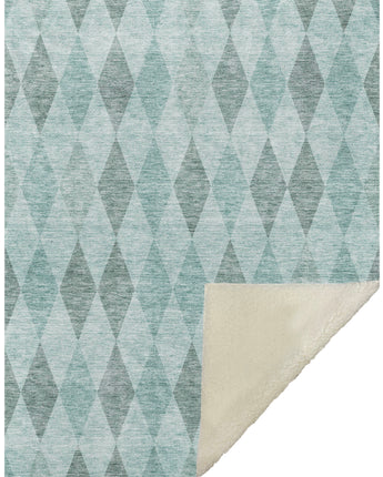 The Reserve TR2 Teal Throw Blanket