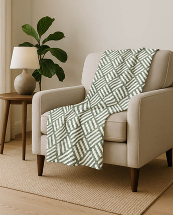 The Reserve TR3 Basil Throw Blanket