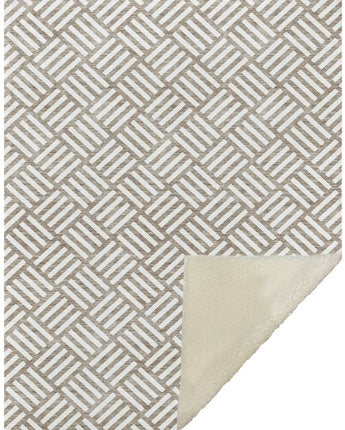 The Reserve TR3 Taupe Throw Blanket