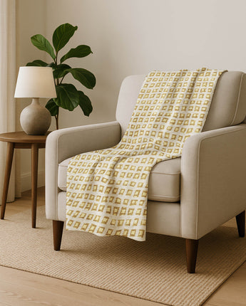 The Reserve TR4 Gold Throw Blanket
