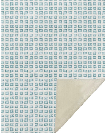 The Reserve TR4 Teal Throw Blanket