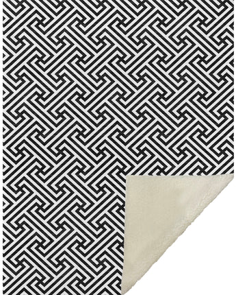 The Reserve TR5 Black Throw Blanket