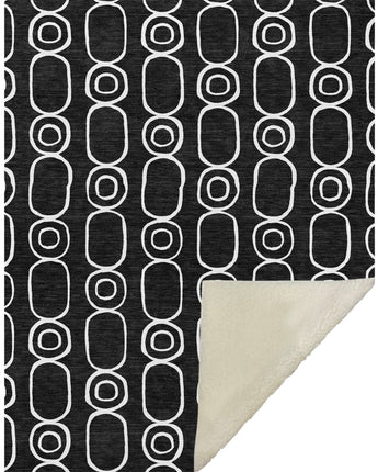 The Reserve TR6 Black Throw Blanket