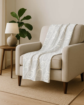 The Reserve TR6 Silver Throw Blanket