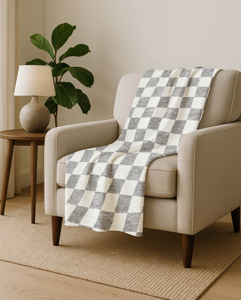 The Reserve TR7 Gray Throw Blanket