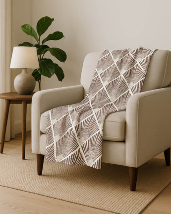 The Reserve TR9 Brown Throw Blanket