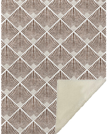 The Reserve TR9 Brown Throw Blanket