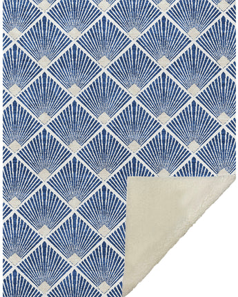 The Reserve TR9 Navy Throw Blanket