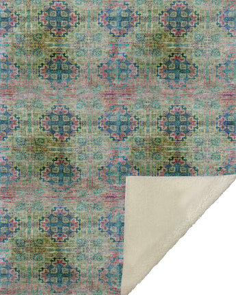 Trevi TV16-P Green Throw Blanket