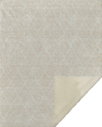 Trevi TV1-S Ivory Throw Blanket