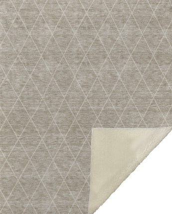 Trevi TV1-S Taupe Throw Blanket