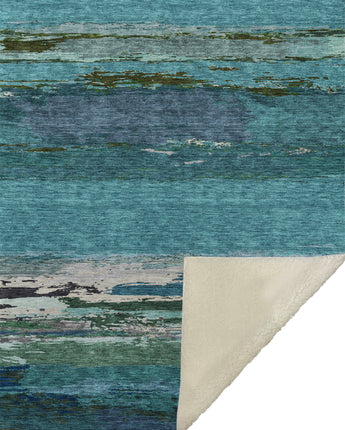 Trevi TV8-P Teal Throw Blanket