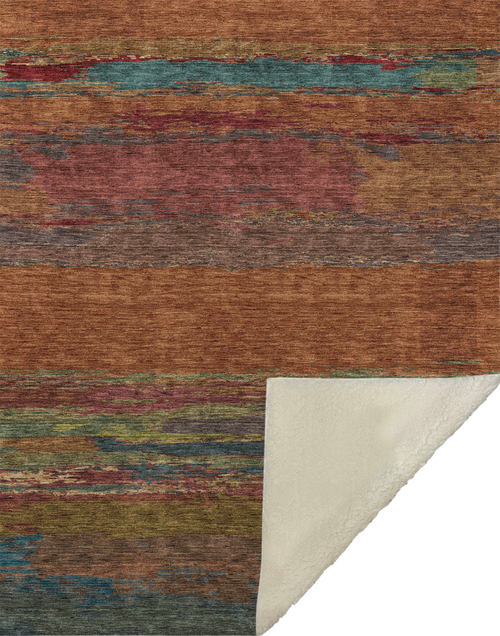 Trevi TV8-P Terracotta Throw Blanket – Dalyn Rug Company
