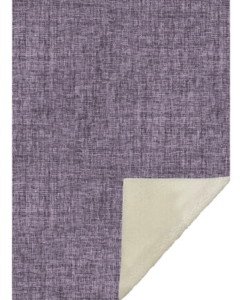Voyage VY1 Plum Throw Blanket
