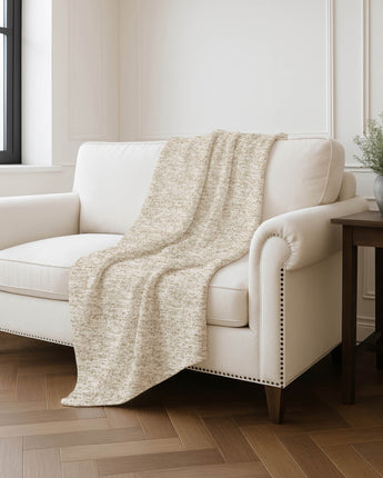 Voyage VY2 Beige Throw Blanket