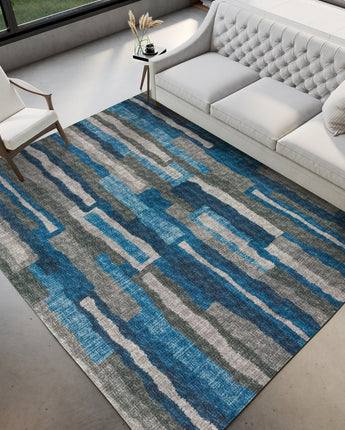 Brisbane BR7 Navy Rug