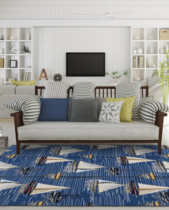 Harbor HA8 Navy Rug