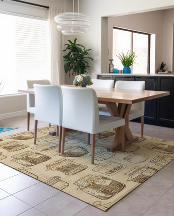 Kendall KE18 Parchment Rug