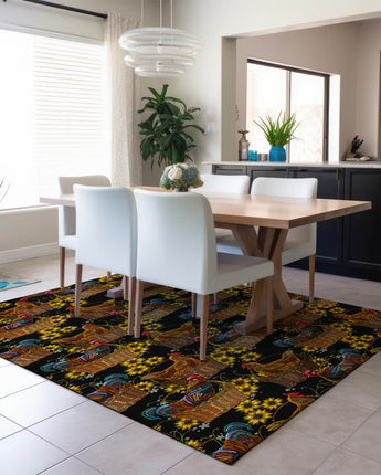 Kendall KE2 Black Rug