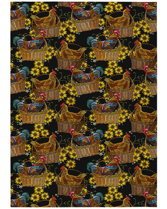Kendall KE2 Black Rug