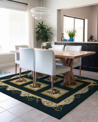 Kendall KE4 Black Rug
