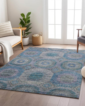 Karaj KJ6 Blue Rug