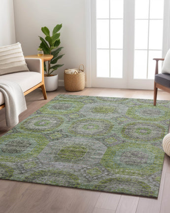 Karaj KJ6 Olive Rug
