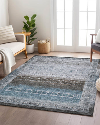 Karaj KJ7 Blue Rug