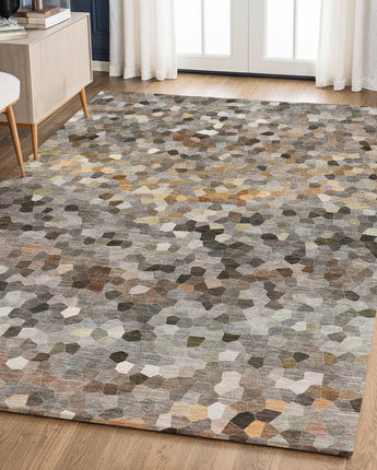 Kaleidoscope KL1 Pewter Rug