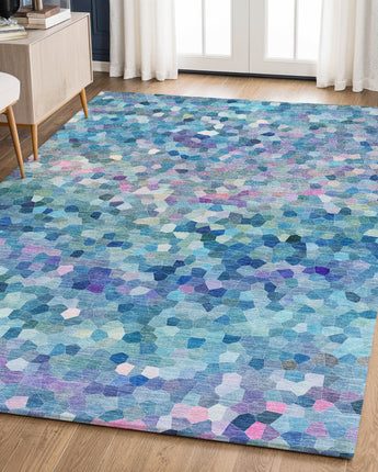 Kaleidoscope KL1 Turquoise Rug