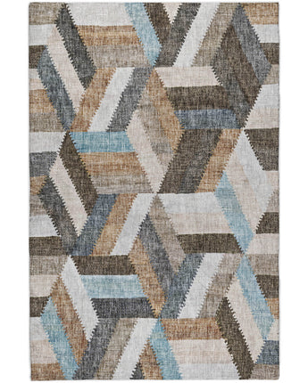 Lorenzo LN1 Brown Luxury Washable Rug