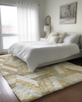 Lorenzo LN1 Tan Luxury Washable Rug