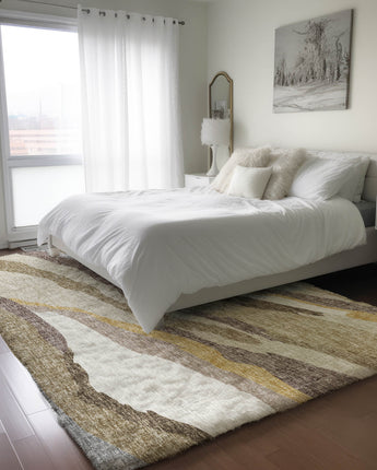 Lorenzo LN4 Beige Luxury Washable Rug