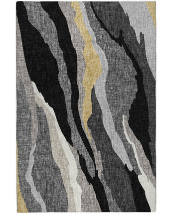 Lorenzo LN4 Black Luxury Washable Rug