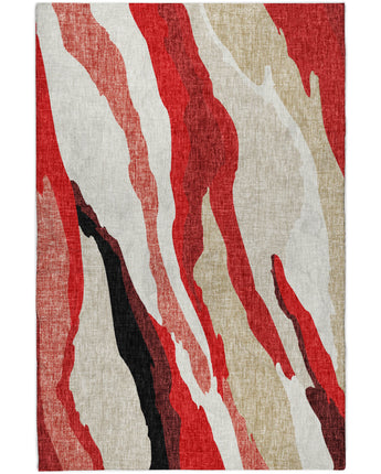 Lorenzo LN4 Red Luxury Washable Rug