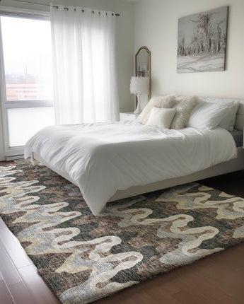 Lorenzo LN6 Charcoal Luxury Washable Rug