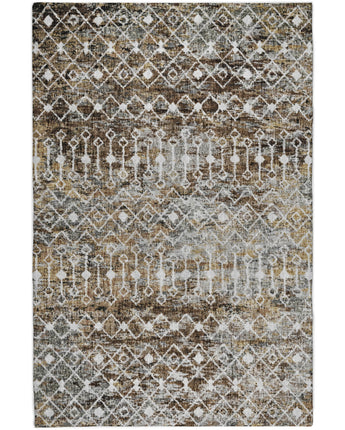 Lorenzo LN7 Brown Luxury Washable Rug