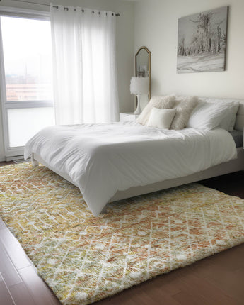 Lorenzo LN7 Peach Luxury Washable Rug