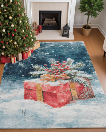 Merry & Bright MY13 Blue Rug