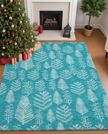Merry & Bright MY21 Teal Rug